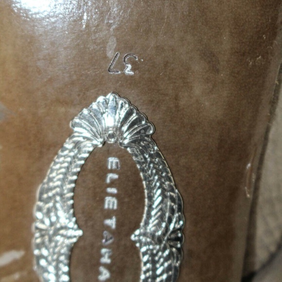 Elie Tahari Peep Toe Pumps Heels Suede Leather 37 - Picture 5 of 5